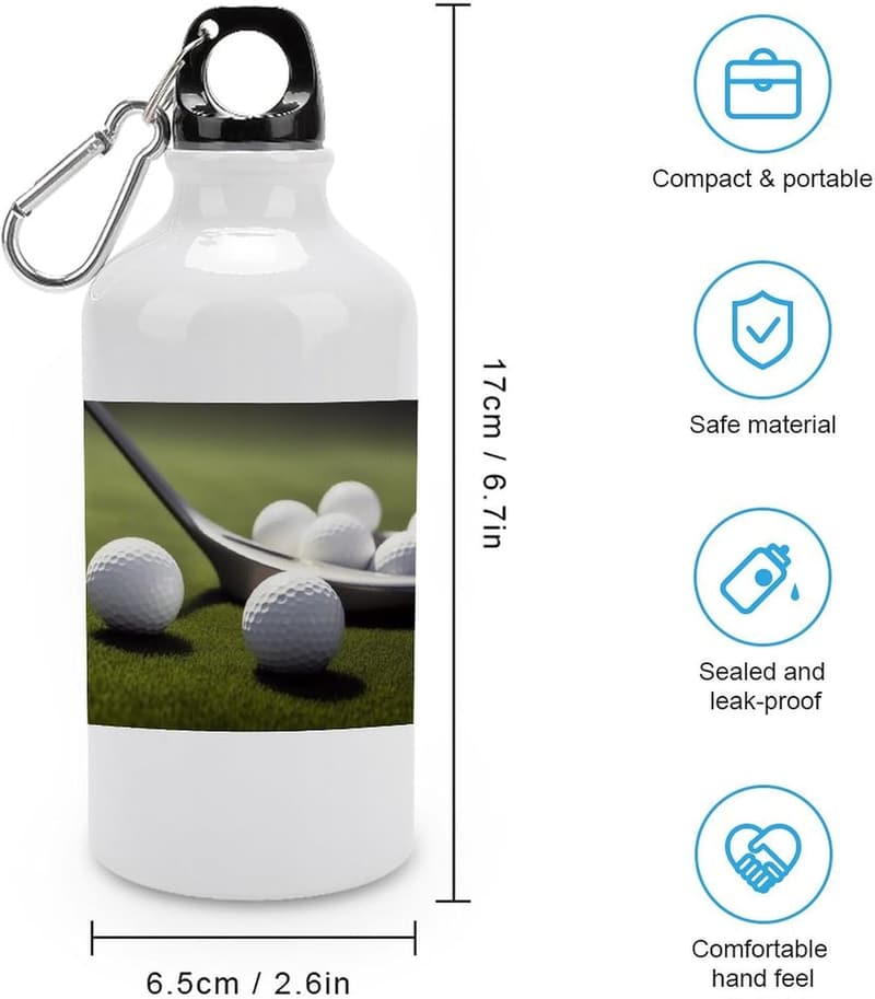 Wiederverwendbare Aluminium-Wasserflasche für Sport und Freizeit