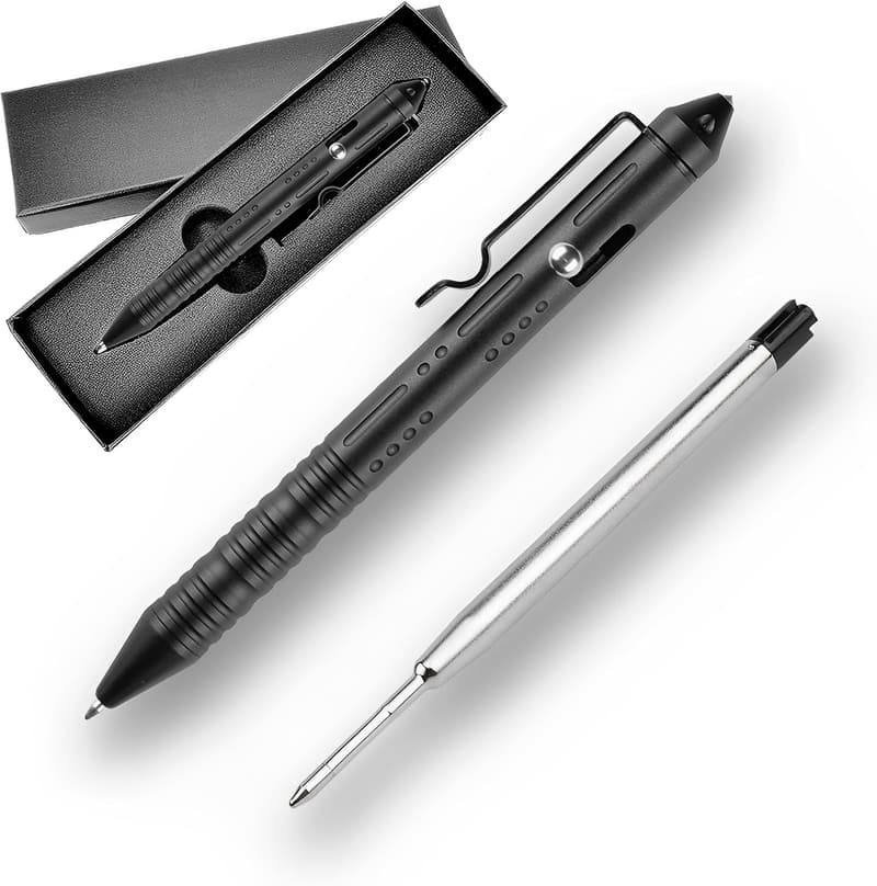 Multifunktionaler Tactical Pen mit Geschenkbox für Selbstverteidigung