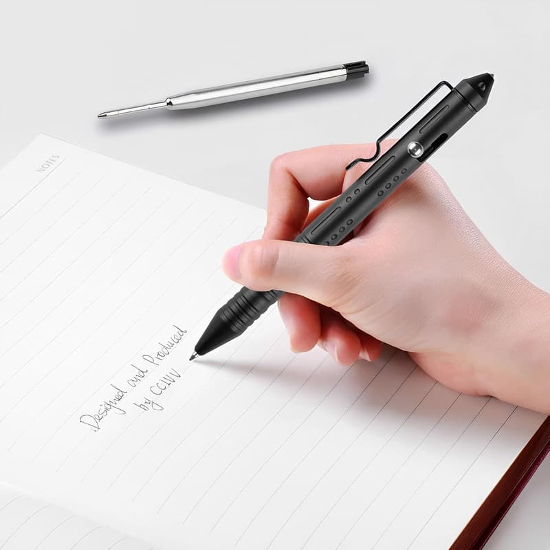 Multifunktionaler Tactical Pen mit Geschenkbox für Selbstverteidigung