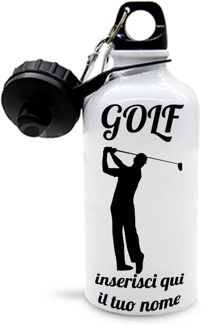 Personalisiertes Golf-Trinkflasche für Herren, 500 ml