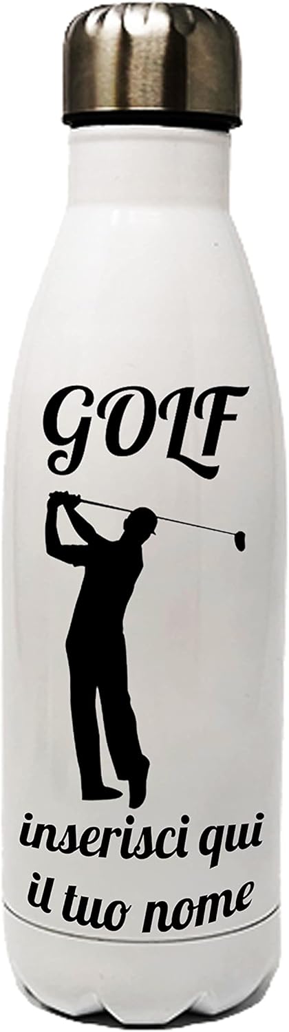 Personalisiertes Golf-Trinkflasche für Herren, 500 ml