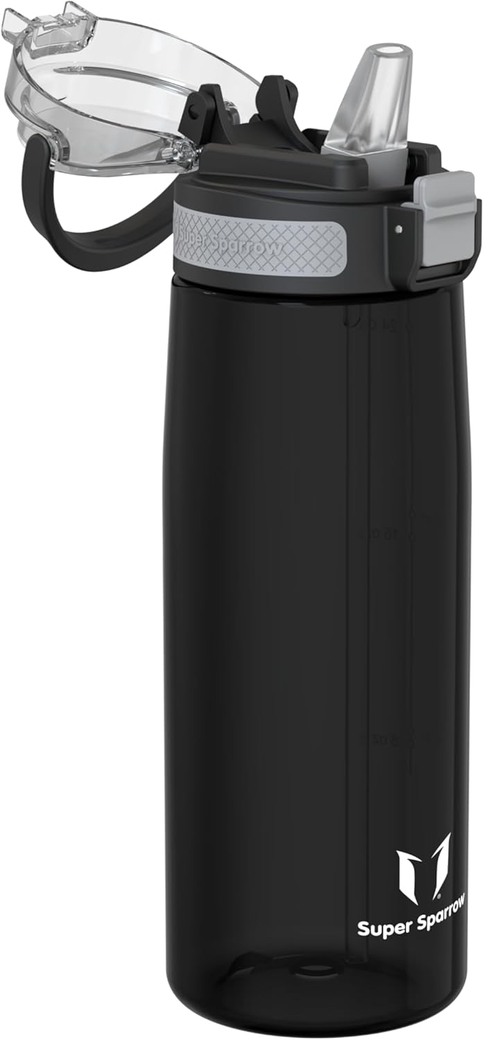 TouchSip Trinkflasche - BPA-frei - Leichte Sportflasche für Outdoor und Camping