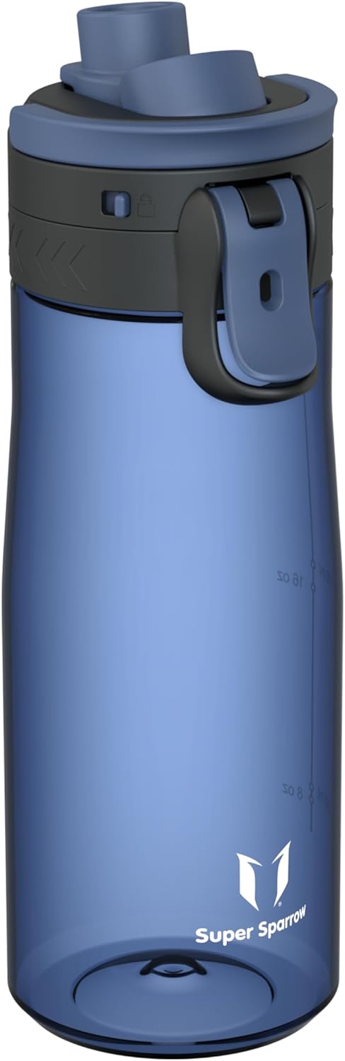 Super Sparrow Trinkflasche - BPA-frei - 500ml, 750ml, 1000ml - Sportflasche mit Schnellfluss