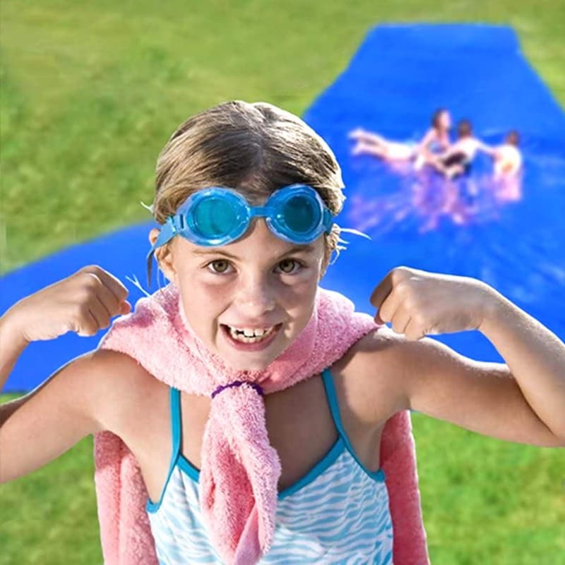 XXXL Maxi Wasserrutschmatte 20 m für Outdoor-Wasserspaß