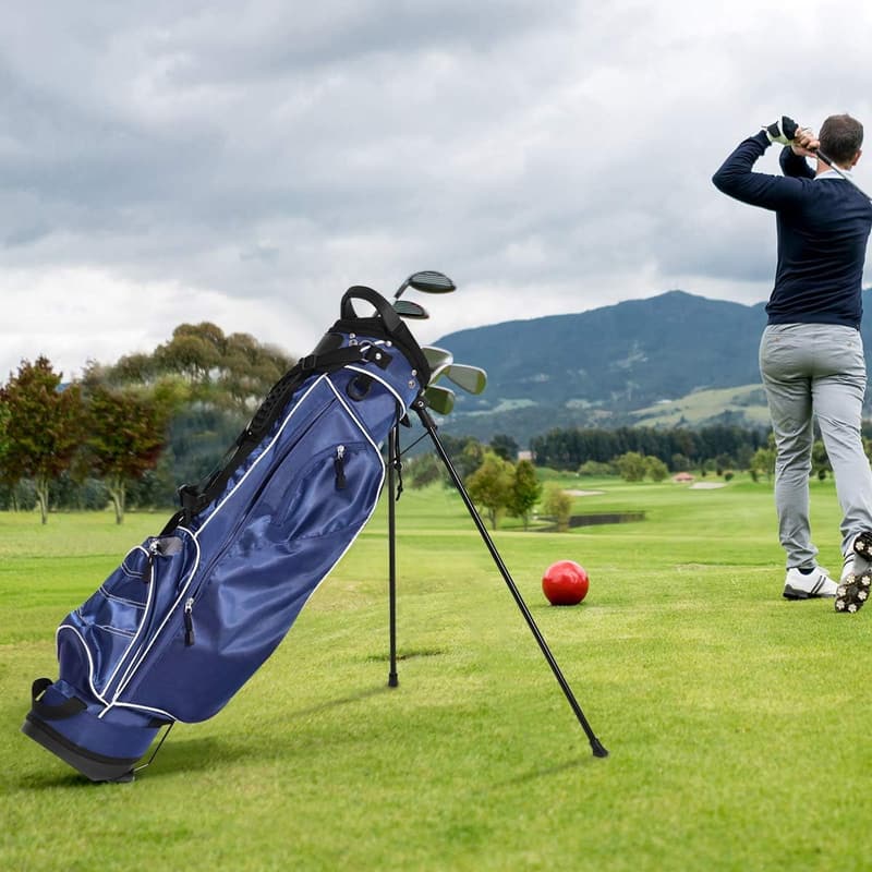 Leichte Golf Stand Bag für Damen & Herren mit 4-facher Unterteilung