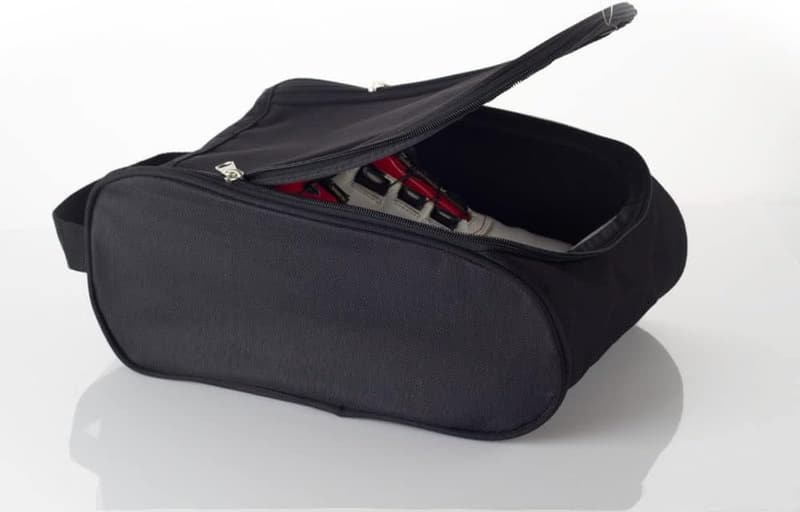 Golfschuhtasche für Herren und Damen mit Belüftung, schwarz