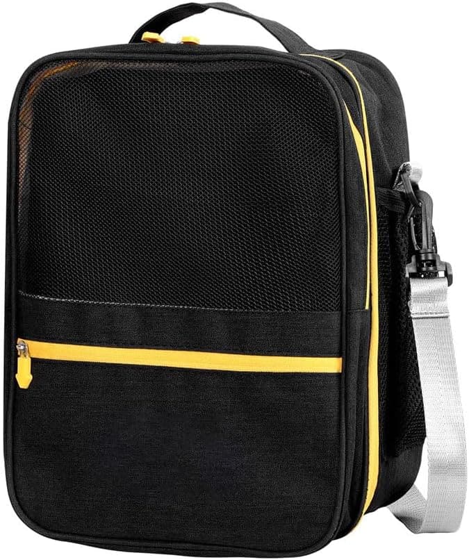 Tragbare, wasserdichte Schuhtasche für Reisen und Golf (Schwarz)