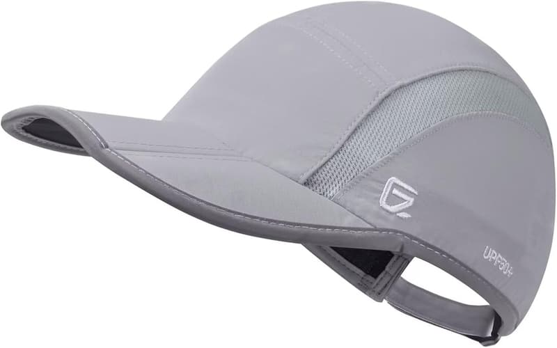 Faltbare Sportmütze mit UPF50+ und atmungsaktivem Design