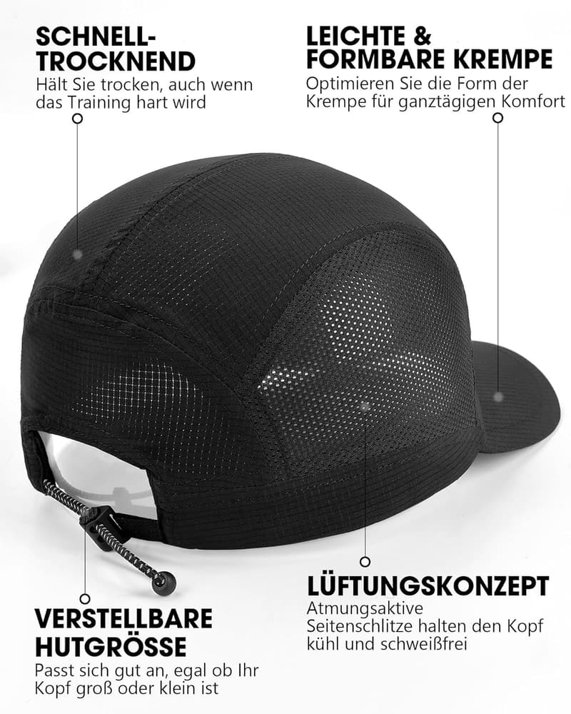 UPF 50+ Performance Baseball-Cap für Damen & Herren – Leicht und schnelltrocknend