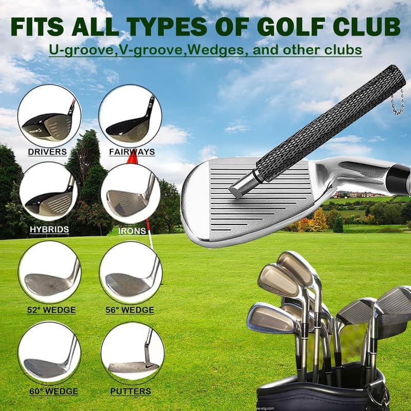 ZWOOGYM Pro Golfschläger-Reiniger-Set mit Wasserbürste und 118 ml Flasche