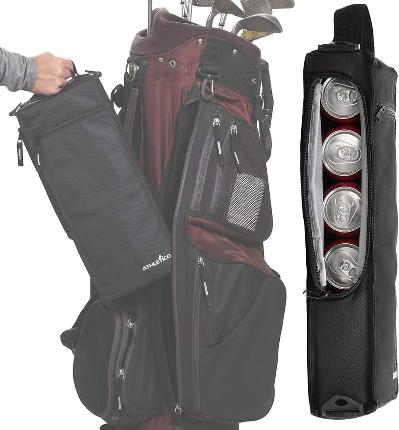 Athletico Kühltasche für Golf – Isolierte Soft-Sided-Tasche für 6 Dosen oder 2 Weinflaschen