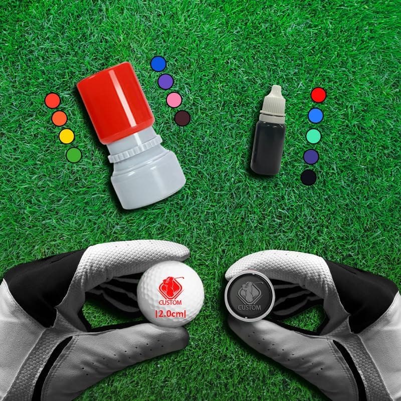 Personalisierte Golfball-Stempel mit Tinte für Golf-Enthusiasten