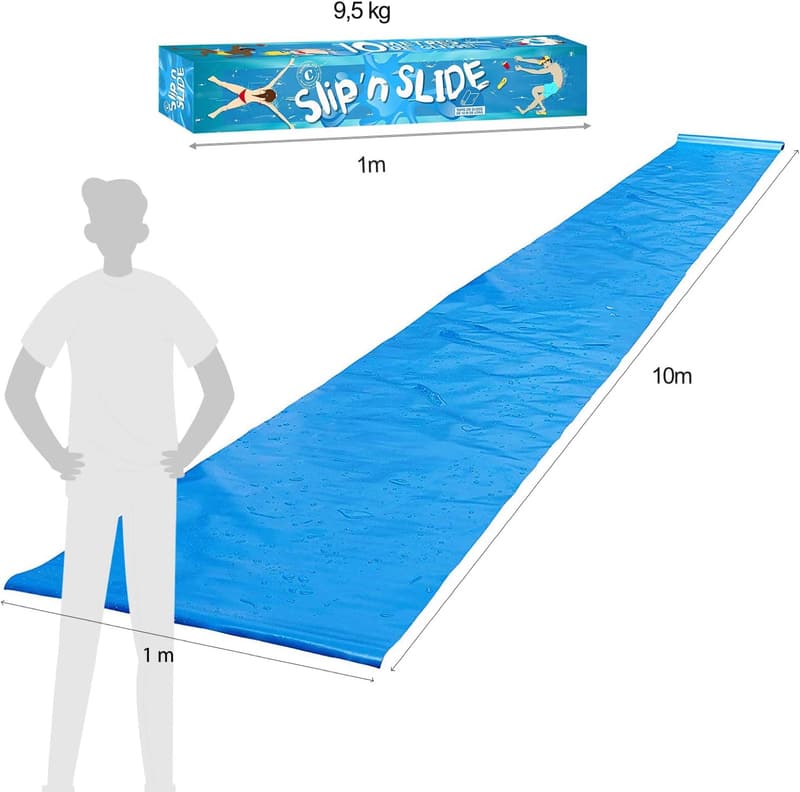Premium Wasserrutsche VENTRI 10m für Outdoor-Spaß