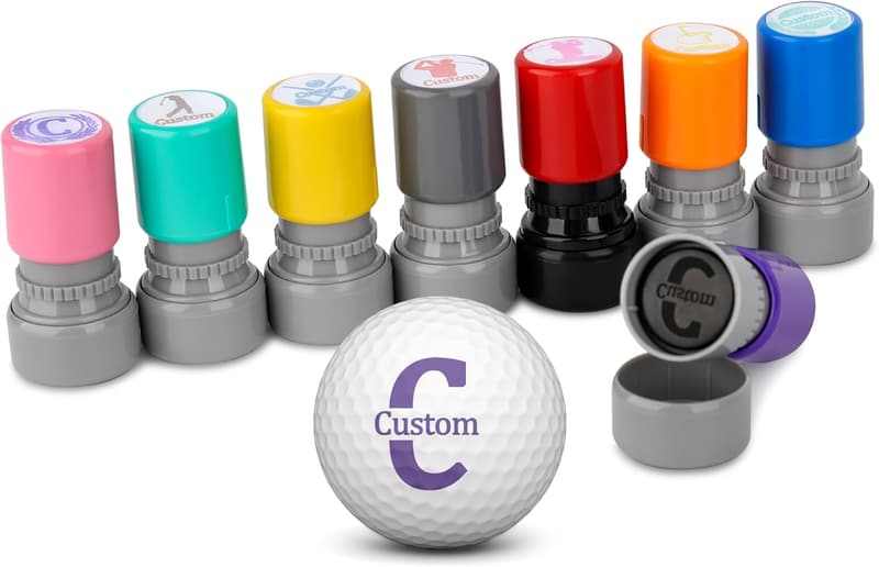 Personalisiertes Golfball-Stempel-Set für Golfer