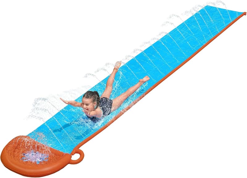Bestway H2OGO! Wasserrutsche für Kinder, 488 x 82 cm