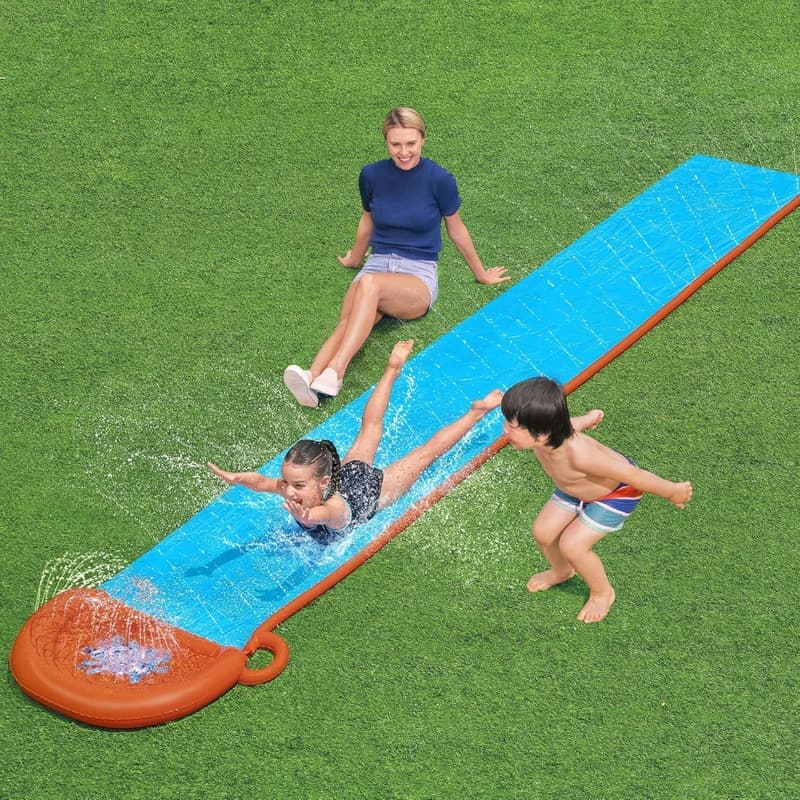 Bestway H2OGO! Wasserrutsche für Kinder, 488 x 82 cm