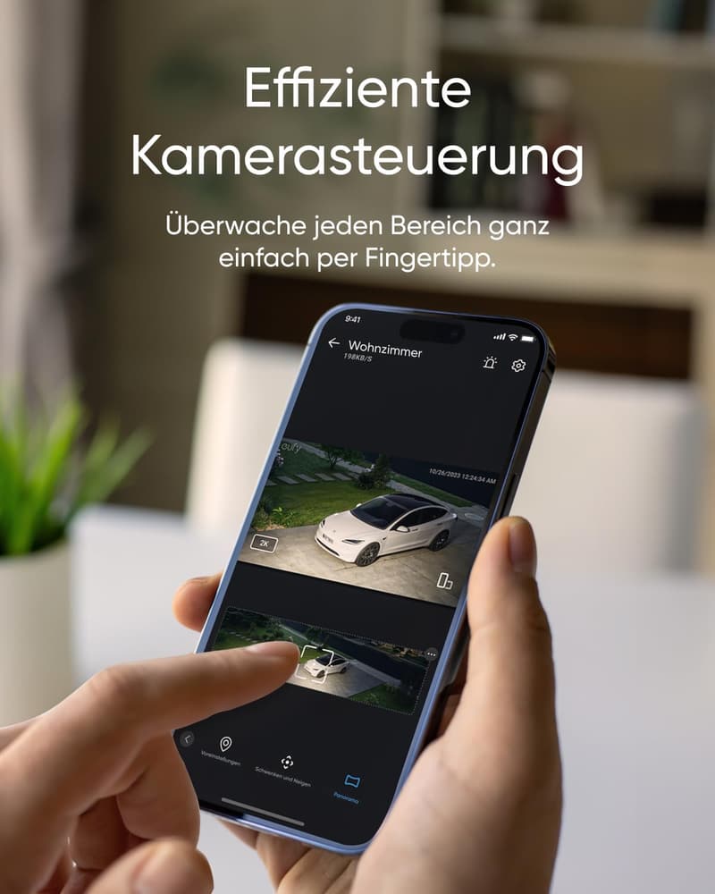 eufy 2K Außen-Sicherheitskamera E30 mit KI-Tracking, 24/7 Aufzeichnung