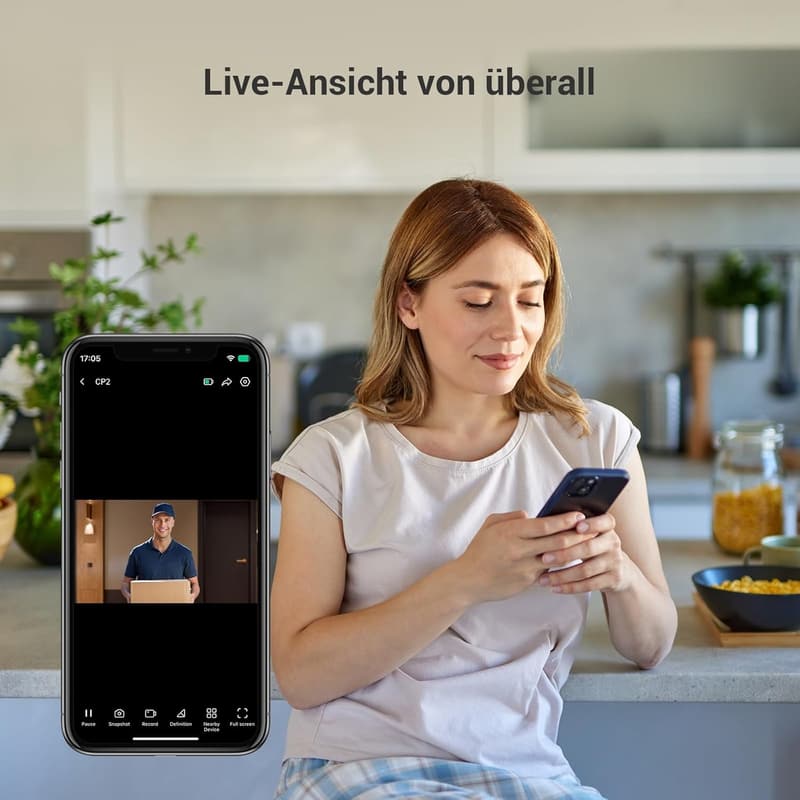 EZVIZ CP2 WLAN Video-Türspion mit 4,3