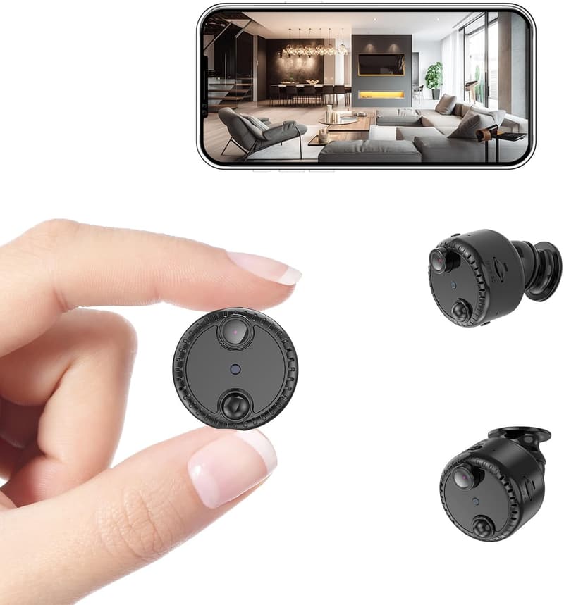 HYCENCY 4K WLAN-Überwachungskamera für Innen mit App-Steuerung