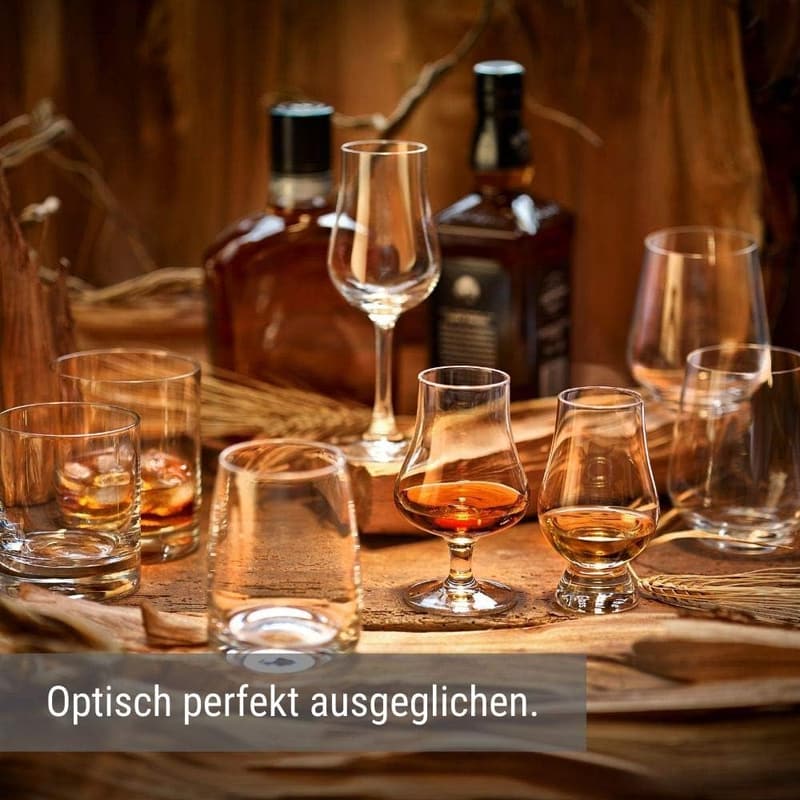 Stölzle Lausitz 4er Set Glencairn Whisky-Gläser, 190ml, spülmaschinenfest