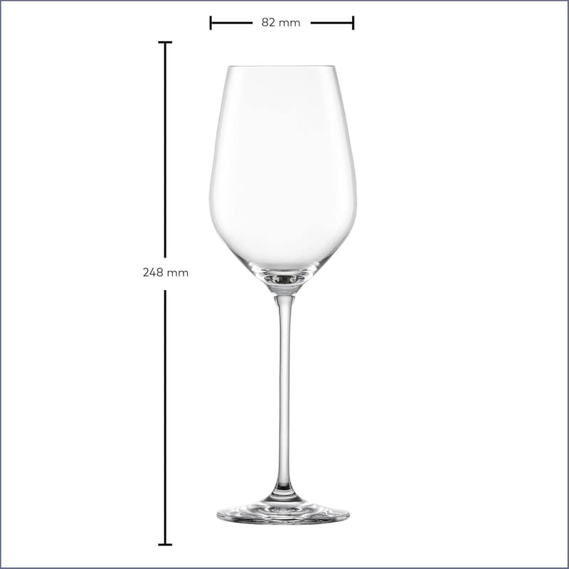 Elegantes 4er-Set Weißweingläser aus spülmaschinenfestem Tritan-Kristall