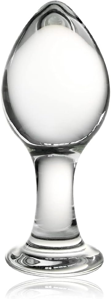 Glas G-Punkt Analplug für Erwachsene – Stosskegel Stimulator