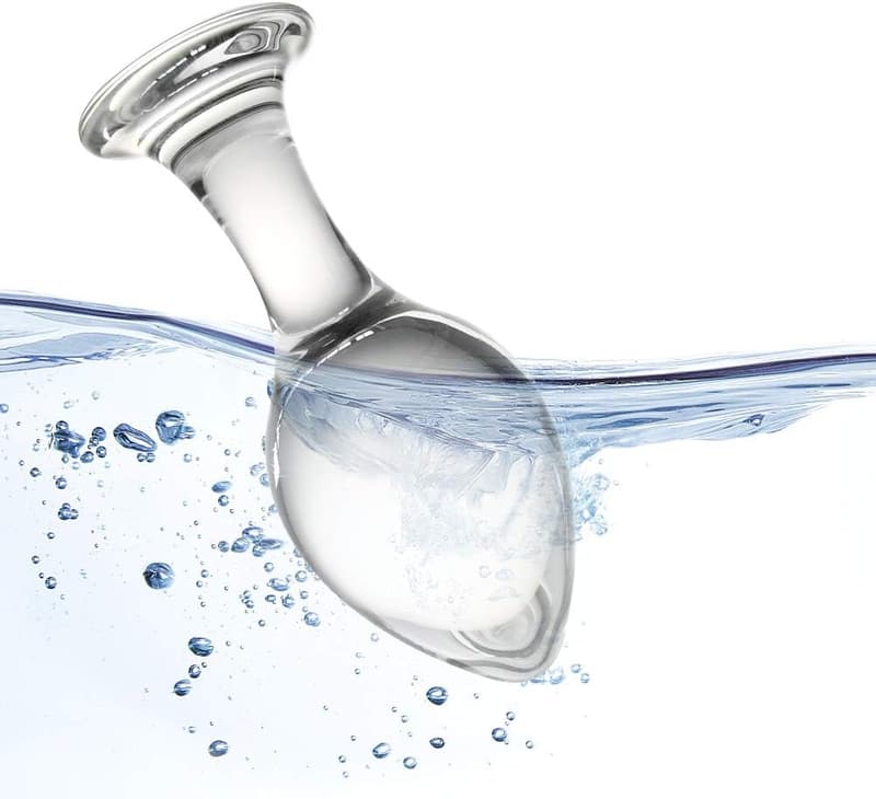 Glas G-Punkt Analplug für Erwachsene – Stosskegel Stimulator