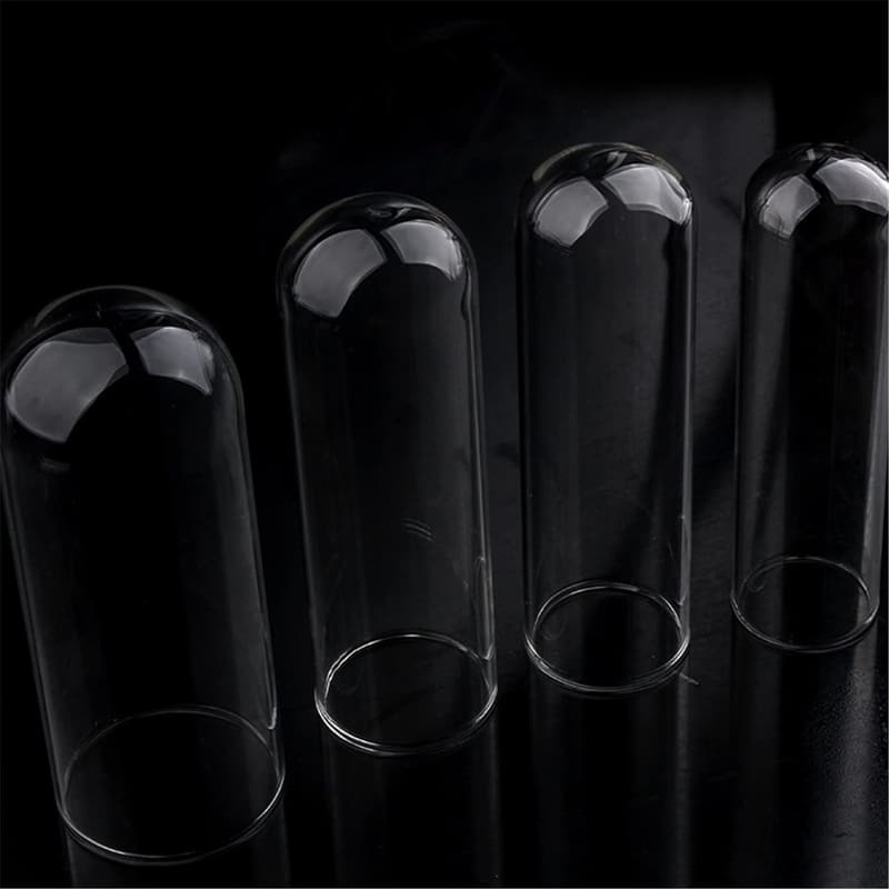 Transparenten Analplug aus Glas – Offener Tunnel für Paare, 4 Größen
