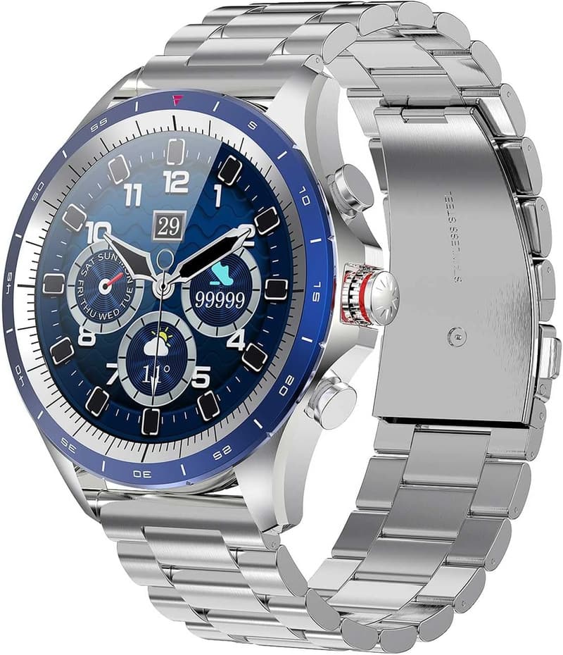 Herren Smartwatch 9719 mit Fitnesstracker, Blutdruckmessung, wasserdicht