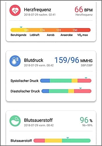 Herren Smartwatch 9719 mit Fitnesstracker, Blutdruckmessung, wasserdicht