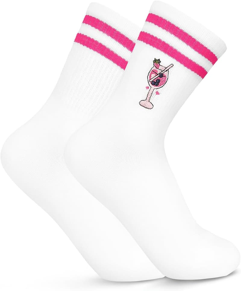 Geschenkset: Kaempe Socken für Frauen, Weinmotiv, 36-42