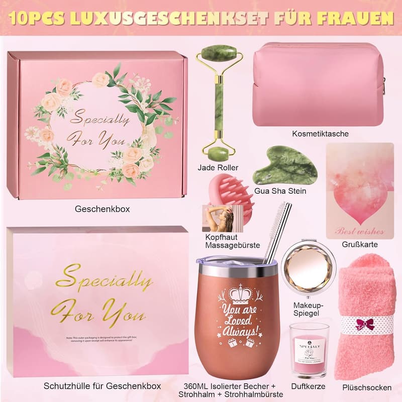 Entspannungsgeschenkset für Frauen – Wellness für Mama und Schwester