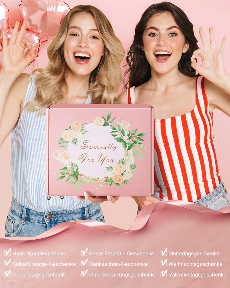 Entspannungsgeschenkset für Frauen – Wellness für Mama und Schwester