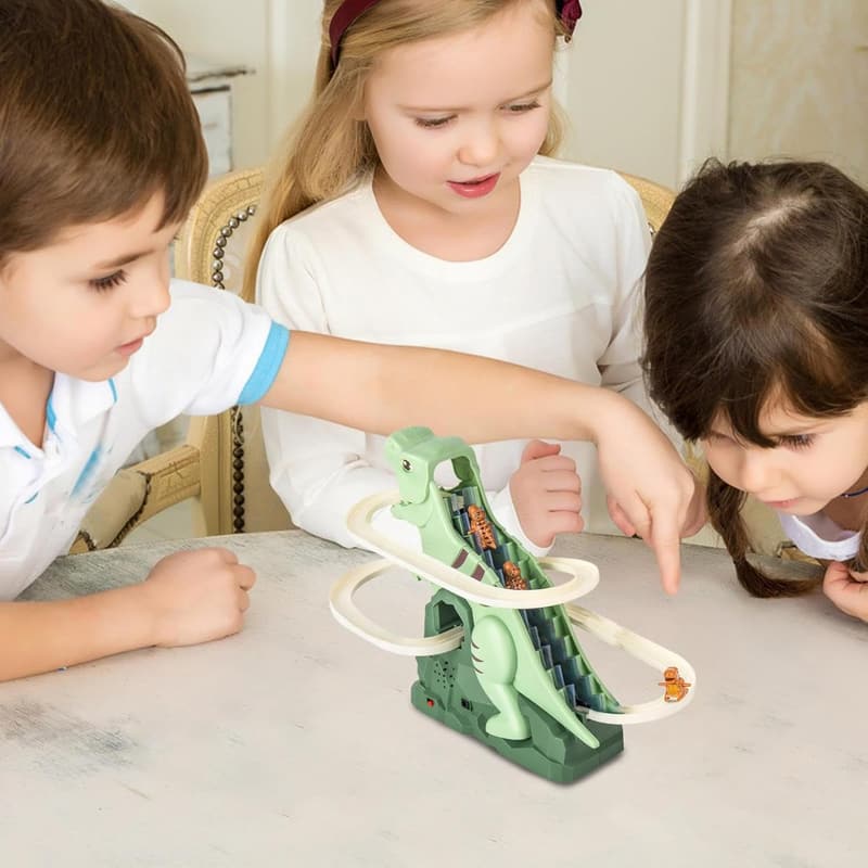 Dinosaurier-Kletterrutschbahn für Kinder - Spielzeug für drinnen