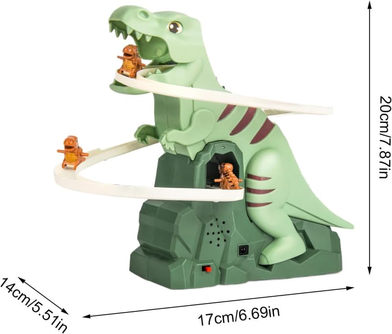 Dinosaurier-Kletterrutschbahn für Kinder - Spielzeug für drinnen