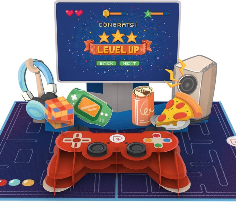 Pop-Up Karte Gaming Controller 