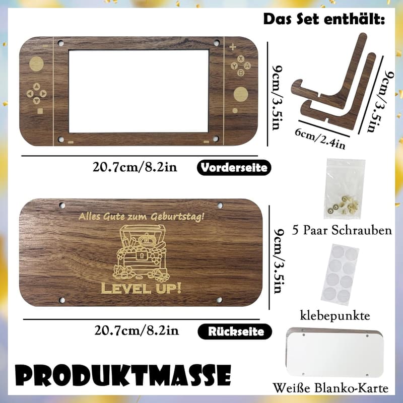 Holz Gamepad Geldgeschenk – kreative Geschenkverpackung für Gamer