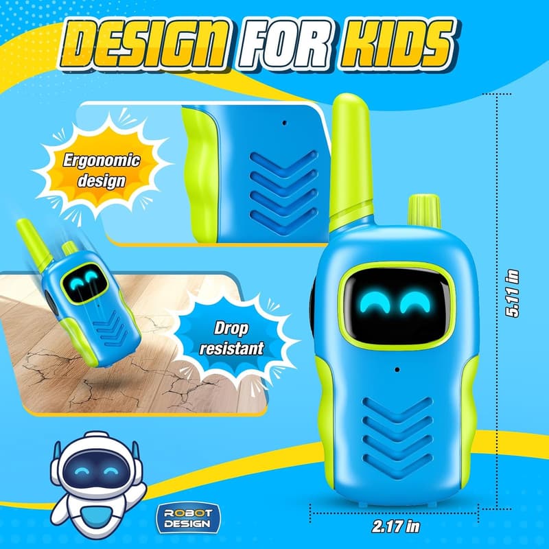 Walkie Talkies für Jungen, 3-10 Jahre – Outdoor Spielzeug Geschenk