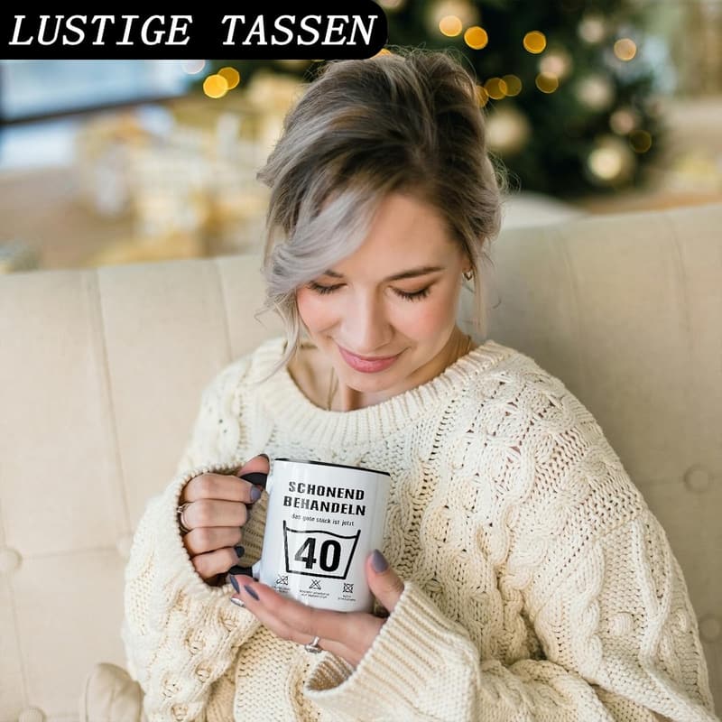 Personalisierte Kaffeetasse zum 60. Geburtstag für Paare