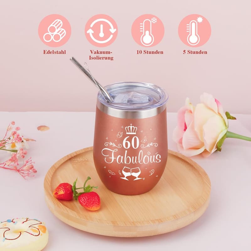 Geschenkset zum 60. Geburtstag für Frauen
