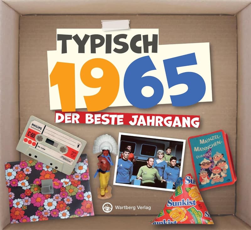 60. Geburtstag Geschenkbuch - Typisch 1965: Erinnerungen & Fotos