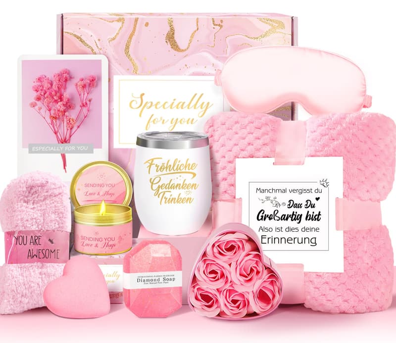 Entspannendes Spa-Geschenkset für Frauen – ideales Geburtstagsgeschenk