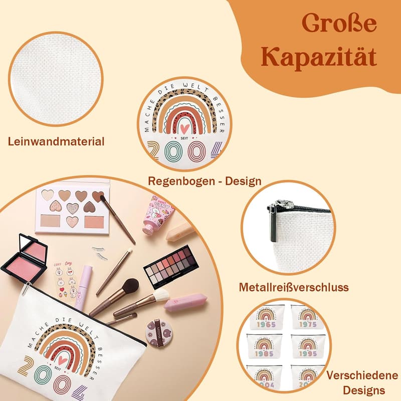 Make-Up Tasche zum 21. Geburtstag für Frauen, lustiges Geschenk