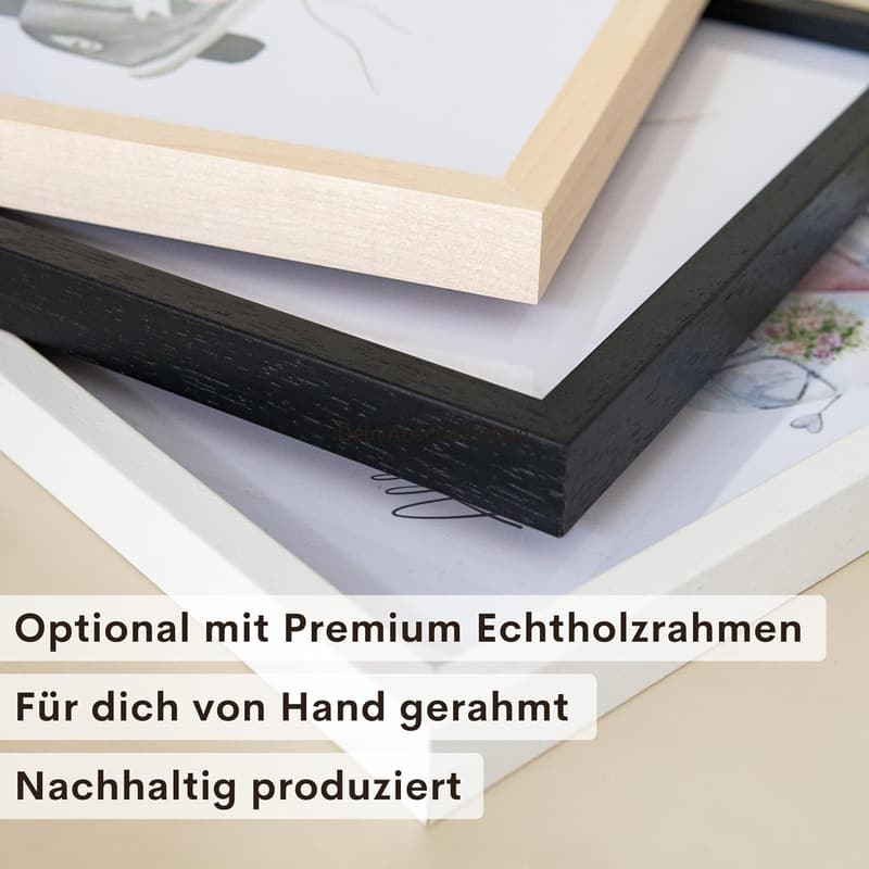 Personalisierte Koordinaten-Wanddeko zum Hochzeitstag