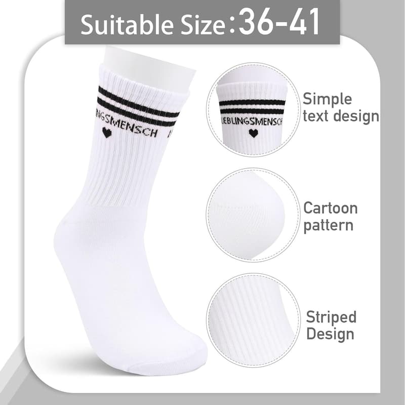 Geschenk-Socken für Frauen - Lieblingsmensch zum Geburtstag oder Valentinstag