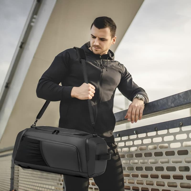Wasserdichte Sporttasche mit Schuhfach für Herren und Damen – 40L Duffle Bag