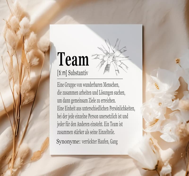 Abschiedskarten Set A6 für Kollegen – 12er Team Karten für Büro