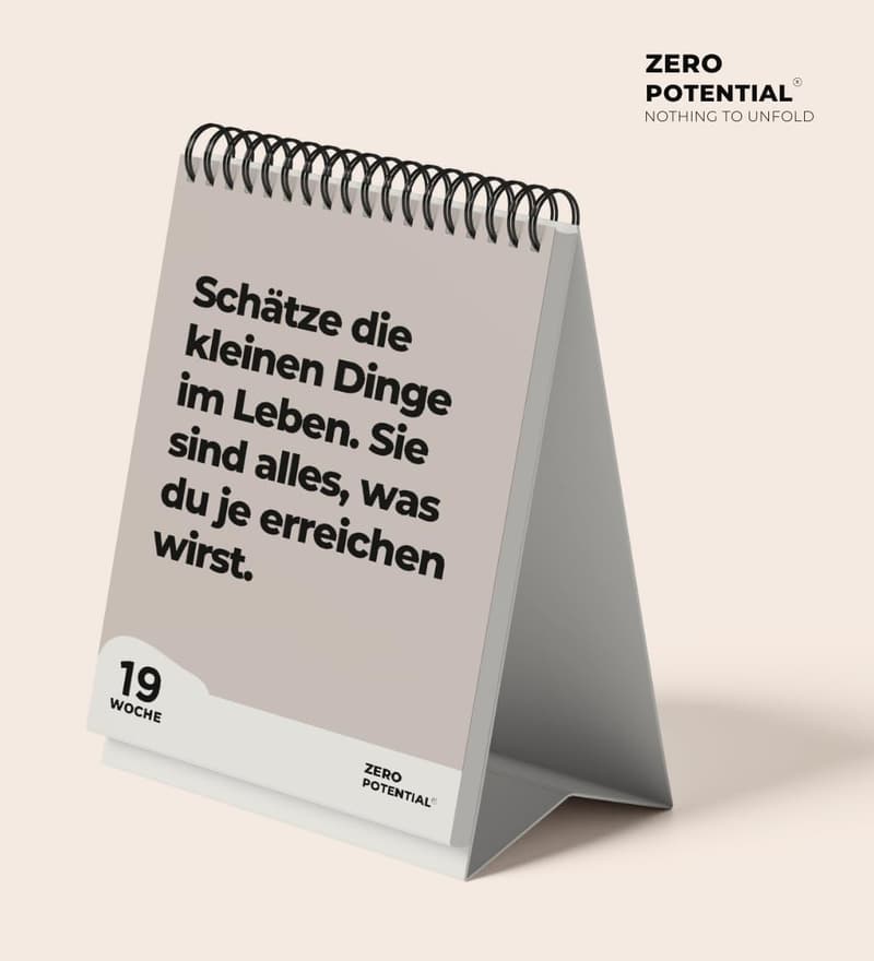 Witziger Tischkalender mit 52 demotivierendenden Sprüchen für Kollegen