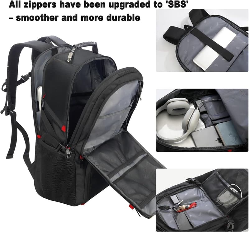 Wasserdichter 18,4 Zoll Laptop Rucksack für Schule und Reisen