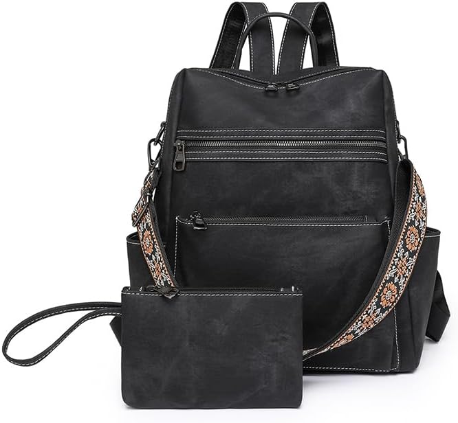 Wasserdichter PU-Rucksack für Frauen – leicht und multifunktional